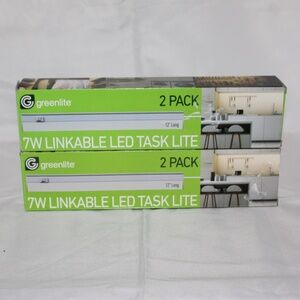 greenlite 2 pack(2) 7w Linkable LED Task Lite.  Set of 4